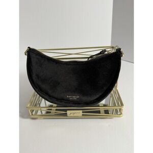 Kate Spade Smile Velvet Crossbody Black - Missing strap and chain